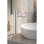 CLARO STB526 Tall Basin Mixer with Clicker Waste – Chrome