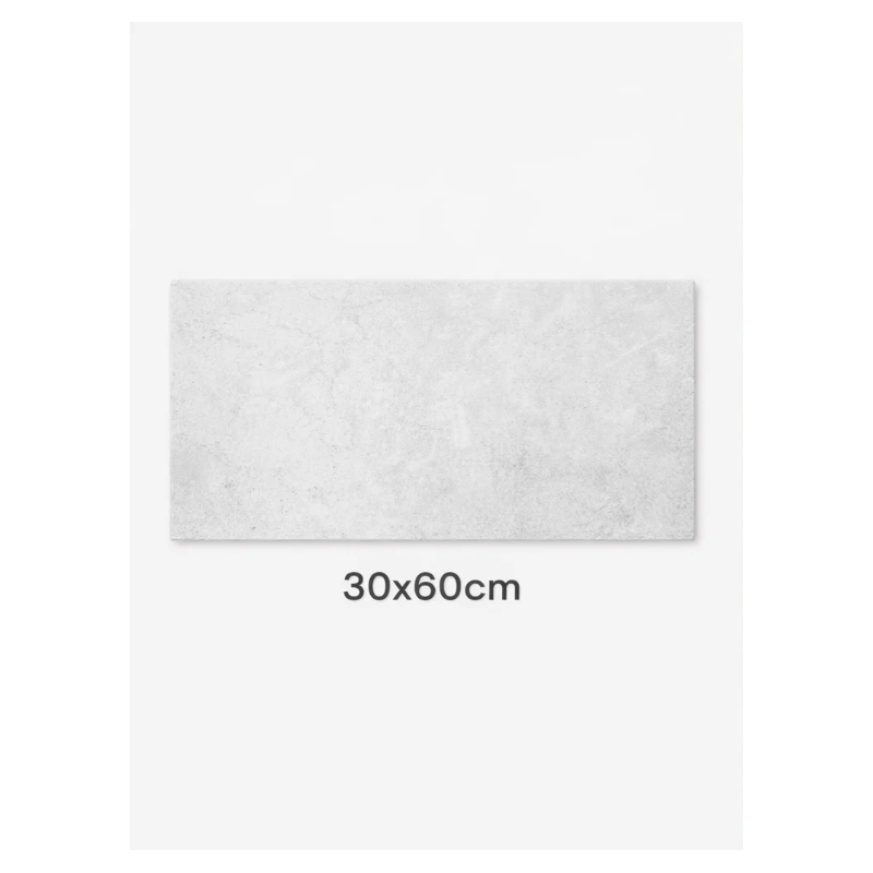 Lucca Bianco Matt Porcelain Tile – 30×60 cm