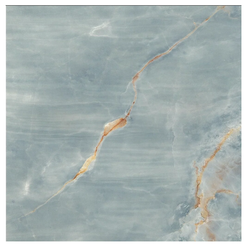 Crystal Aqua Marble Effect Porcelain Tile – 60×60 cm