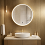 Ottone Round LED Bathroom Mirror – 600 mm (OT60)