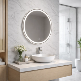 Vista Circular LED Bathroom Mirror – 600 mm (VI60)