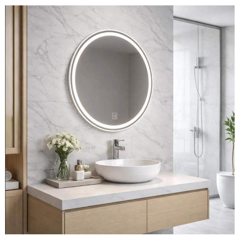 Vista Circular LED Bathroom Mirror – 600 mm (VI60)