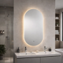 Lola Oval LED Bathroom Mirror – 500 × 900 mm (LO5090)