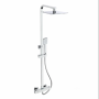 Pure Thermostatic Bar Shower with Ultra-Slim Stainless Steel Drencher & Sliding Handset (SHO030PR)