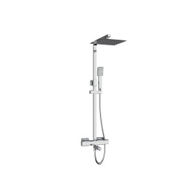 Pure Thermostatic Bar Shower with Rigid Riser & Bath Filler Spout (SHO031PU)
