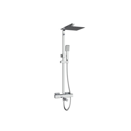 Pure Thermostatic Bar Shower with Rigid Riser & Bath Filler Spout (SHO031PU)