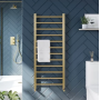 SANSON Ladder Towel Rail – Brushed Brass – 1200 × 500 mm