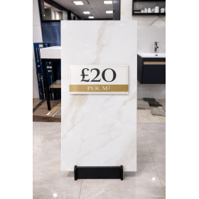 Calacatta Aurelia Porcelain Tile – 60×120 cm – Gloss Finish