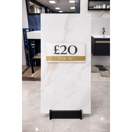 Calacatta Aurelia Porcelain Tile – 60×120 cm – Gloss Finish