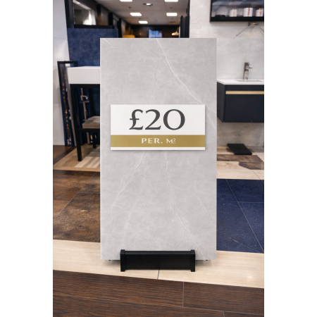 Nimbus Grey Porcelain Tile – 60×120 cm – Gloss Finish