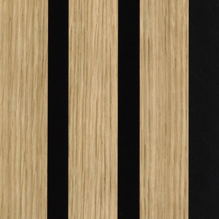 Medium Oak Acoustic Slatted Wall Panel 600x2400mm
