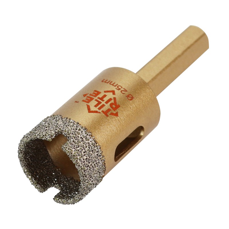 25mm Gold Hex Dry Cut Drill Bit