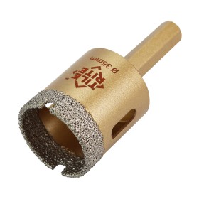 35mm Gold Hex Dry Cut Drill Bit