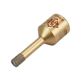 8mm M14 Gold Brazed Diamond Drill Bit