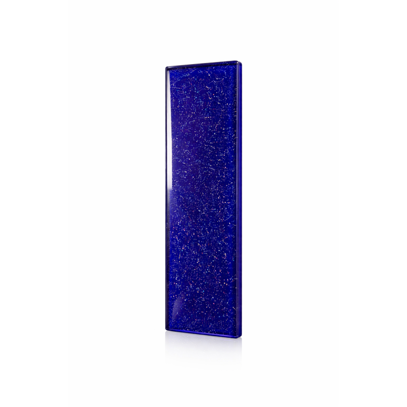 Galaxy Sparkle Glass Border Tile 5x25cm - Blue