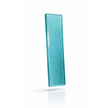 Turquoise Glass Border Tile 5×25 cm