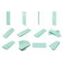Mint Glass Border Tile 5x25cm