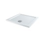 MX Trays Elements Low Profile Square Shower Tray 800x800mm – White