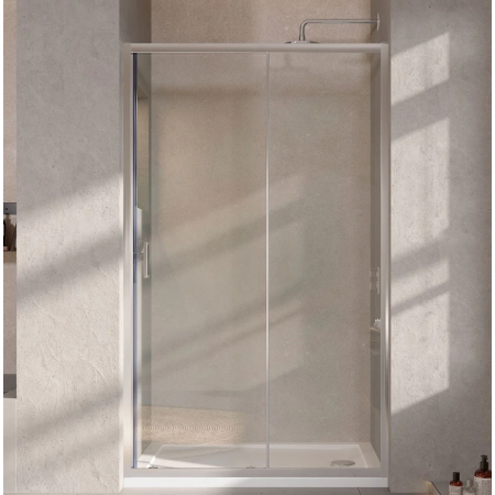 Chrome Profile Sliding Shower Door 1200mm – 6mm Glass