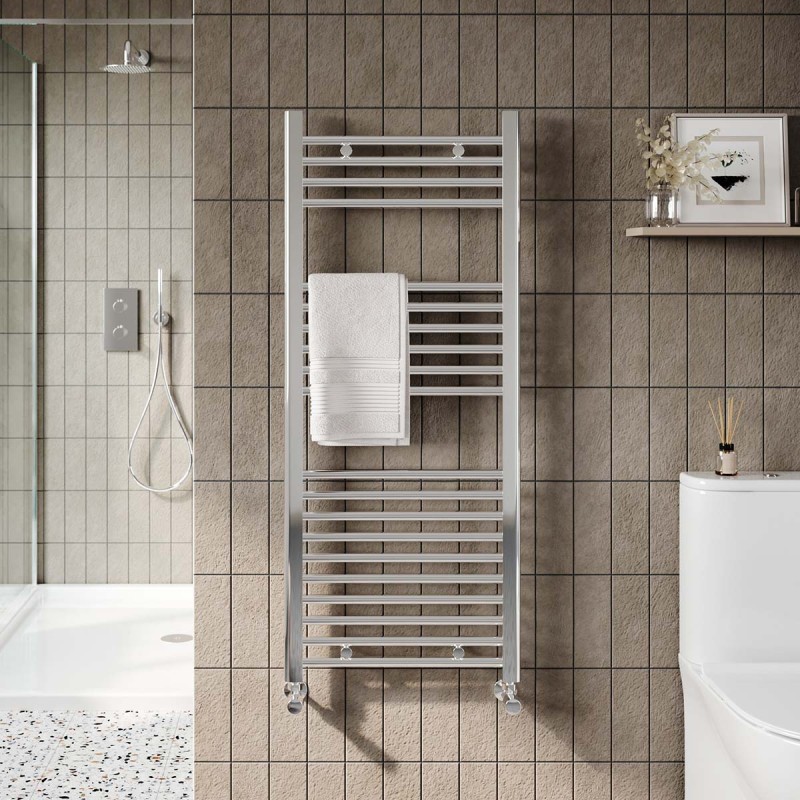 Strive 500 x 1200mm Towel Radiator – Wall Mounted – Low Carbon Steel