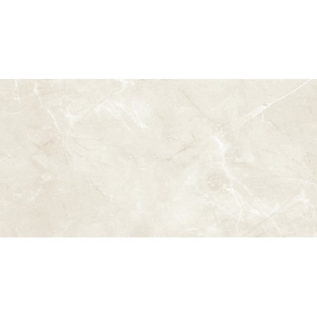 Hamptone Cream Marble Effect Porcelain Tile 60x120cm Glossy