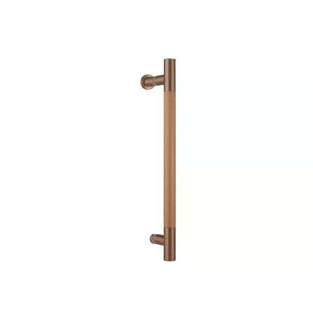 Optix 10 Knurled Shower Door Handle – Brushed Bronze