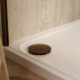 High Flow Shower Waste – Brushed Bronze