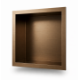 Recessed Shower Niche 300x300mm – Brushed Bronze Stainless Steel