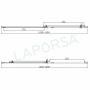 Swan Walton 1600mm Sliding Shower Door Chrome 6mm Easy Clean Glass