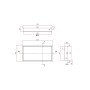 Brushed Brass Shower Niche 600 x 300mm Recessed Wall Niche Storage Shelf