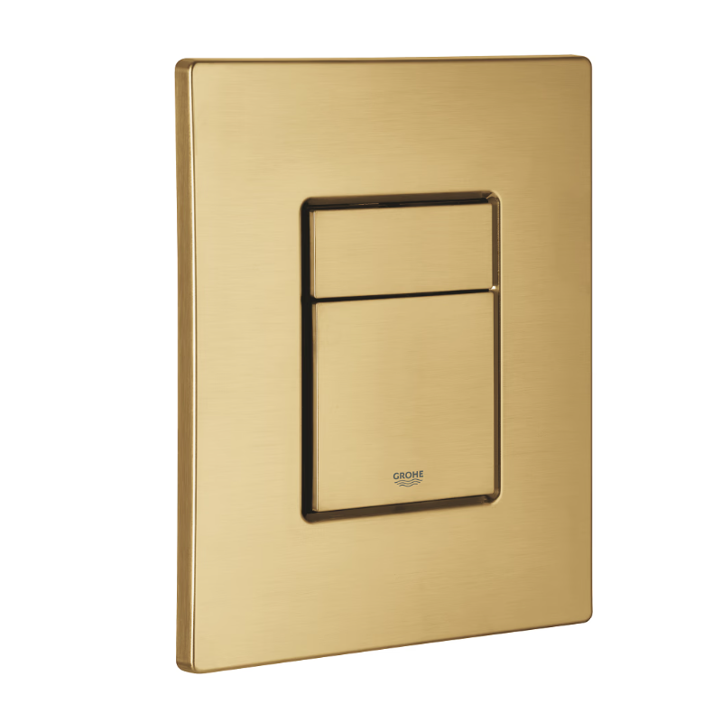 Grohe Skate Cosmopolitan Flush Plate Brushed Cool Sunrise Gold Dual Flush Plate