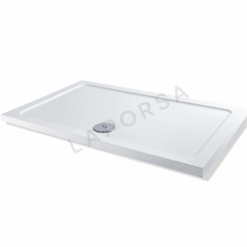 MX Trays Elements Low Profile 1600x800mm Rectangular Shower Tray White