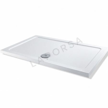 MX Trays Elements Low Profile 1600x800mm Rectangular Shower Tray White