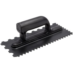Dual Notched Plastic Trowel for Tile Adhesive & Underfloor Heating
