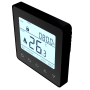 Sunstone Black P-Touch Programmable Thermostat for Underfloor Heating