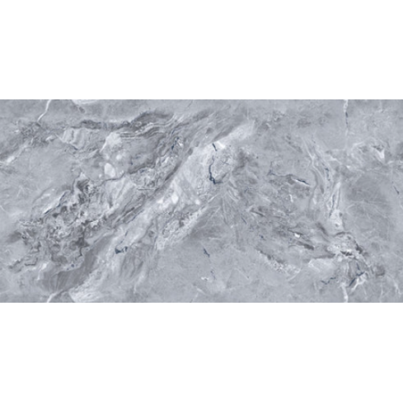 Silver Storm Grey Marble-Effect Porcelain Tile 60x120cm