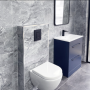 Silver Storm Grey Marble-Effect Porcelain Tile 60x120cm