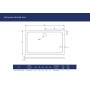 Eco-Stone White Rectangular Shower Tray 1000 x 900mm – Low Profile 30mm