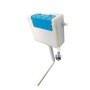 Concealed Cistern with Side Inlet and Chrome Push Button