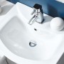 Swivel Top Slotted Basin Waste – Chrome Stainless Steel