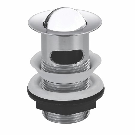 Swivel Top Slotted Basin Waste – Chrome Stainless Steel