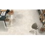 Hampton Cream Glossy Marble Effect Porcelain Tile 60x60cm