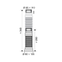Flexible Extendable WC Pan Connector 200-340mm | Universal Toilet Pan Connector for 110mm Soil Pipe