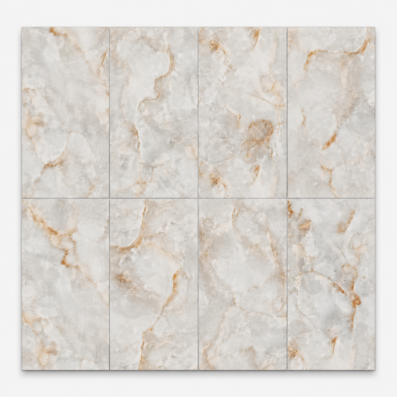 Skydrift Natural Matt 60x120cm Onyx Effect Porcelain Tile