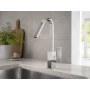 GALLEN 2 STK575 Chrome Kitchen Mixer Tap – Modern Square Single Lever Kitchen Tap
