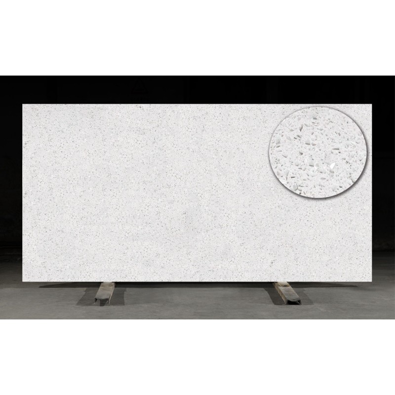 Brillo Branco Quartz Kitchen Worktop Slab 3000x1400mm / 3200x1600mm – 20mm / 30mm