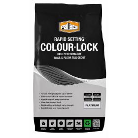 Palace Colour-Lock Platinum Grout – Rapid Setting High Performance Wall & Floor Tile Grout