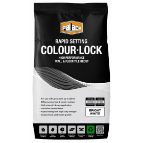 Palace Colour-Lock Grout – Bright White – Wall & Floor Tile Grout - 3KG