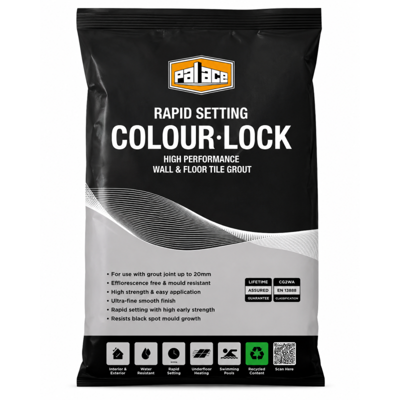 Palace Colour-Lock Rapid Setting Wall & Floor Tile Grout