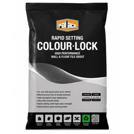 Palace Colour-Lock Rapid Setting Wall & Floor Tile Grout